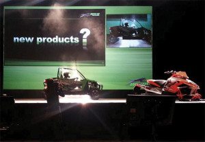 Dealers got a quick look at the 50-inch Wildcat at the Arctic Cat Snowmobile Dealer Meeting in Las Vegas.