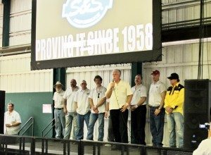 George B. Smith Jr., chairman and chief executive officer of S&S Cycle, welcomed thousands to La Crosse, Wis., for the company’s 55th anniversary celebration on June 21-22.