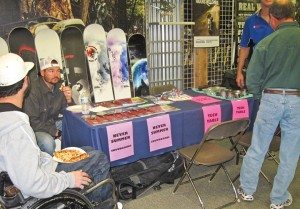 Attendees at the Vickery Motorsports event in Denver can visit the Tech Table to chat with service technicians.