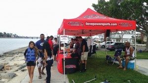 Del Amo Motorsports overcame sub-par weather to attract more than 50 riders to its Yamaha WaveRunner demo ride at Long Beach Marine Stadium earlier this summer. Kevin Mooney, a product specialist at the dealership, said the store made 10 sales from the event.