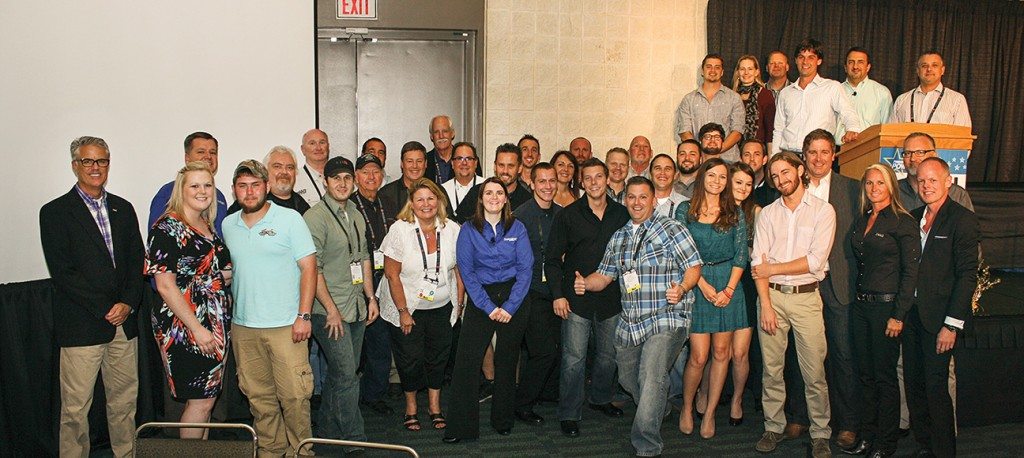 Members of the inaugural Power 50 gathered for a team photo following the Power 50 Awards Dinner in Orlando.