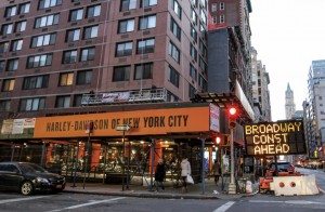 Harley-Davidson of New York City’s newest dealership is located in Tribeca, on the corner of Broadway and White.