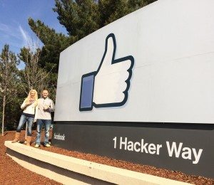 Wendy and Travis Gavinski of Divas SnowGear were flown out to Facebook headquarters in Menlo Park, Calif., to be part of the social network’s small to medium business council.