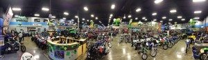 General Manager Claudia Perez calls Del Amo Motorsports’ Redondo Beach location a destination dealership. “People, once they walk in, it’s like, ‘Wow!’ We have bikes hanging; we have a road through our showroom floor; we have balloons; the whole store is really neat and organized,” she said.