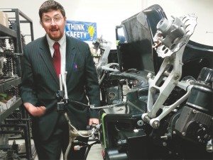 Graham Jenkins, manager of communications, marketing and PR at Gibbs Sports Amphibians, describes the production of the Gibbs Quadski at the company’s factory.