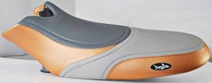 The new BlackTip Jetsports Elite lineup of seats allows consumers to choose from more than 30 colors and textures of vinyl, as well as their choice of stitching color.