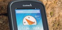 The handheld Monterra GPS can also be mounted to a side-by-side, PWC or boat to provide topographic and lake view information.